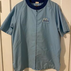 Vintage 60s 70s McDonald's Employee Uniform Shirt - Imperial Uniforms - Medium